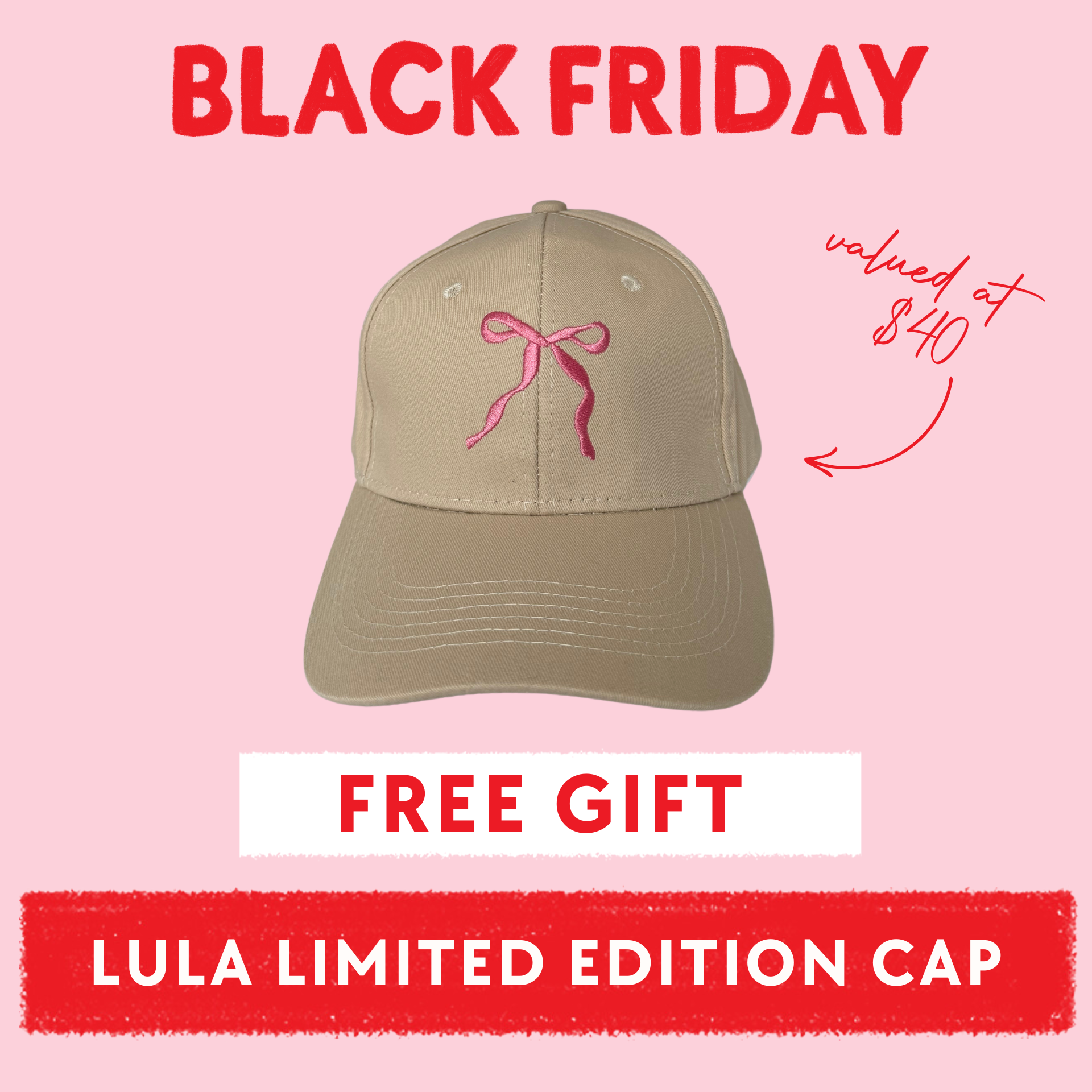 FREE GIFT WITH $100 PURCHASE - Limited Edition LULA Cap