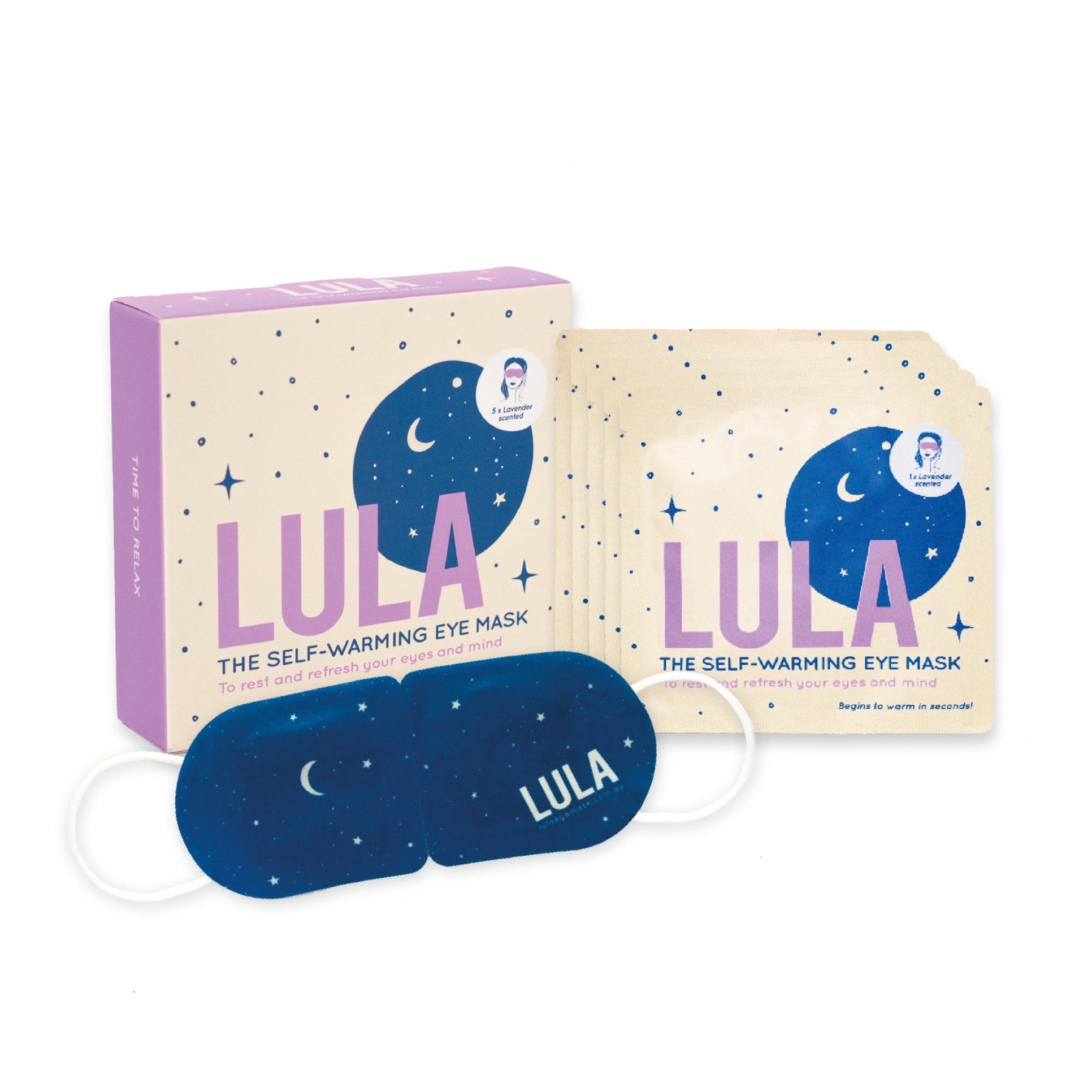 BUNDLE: ROSE, JASMINE & UNSCENTED SELF-WARMING EYE MASK (3 BOXES, 5 MASKS PER BOX)